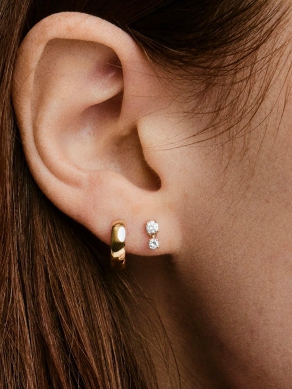 Mejuri 14k Gold Single Droplet Stud - Picture 2 of 6